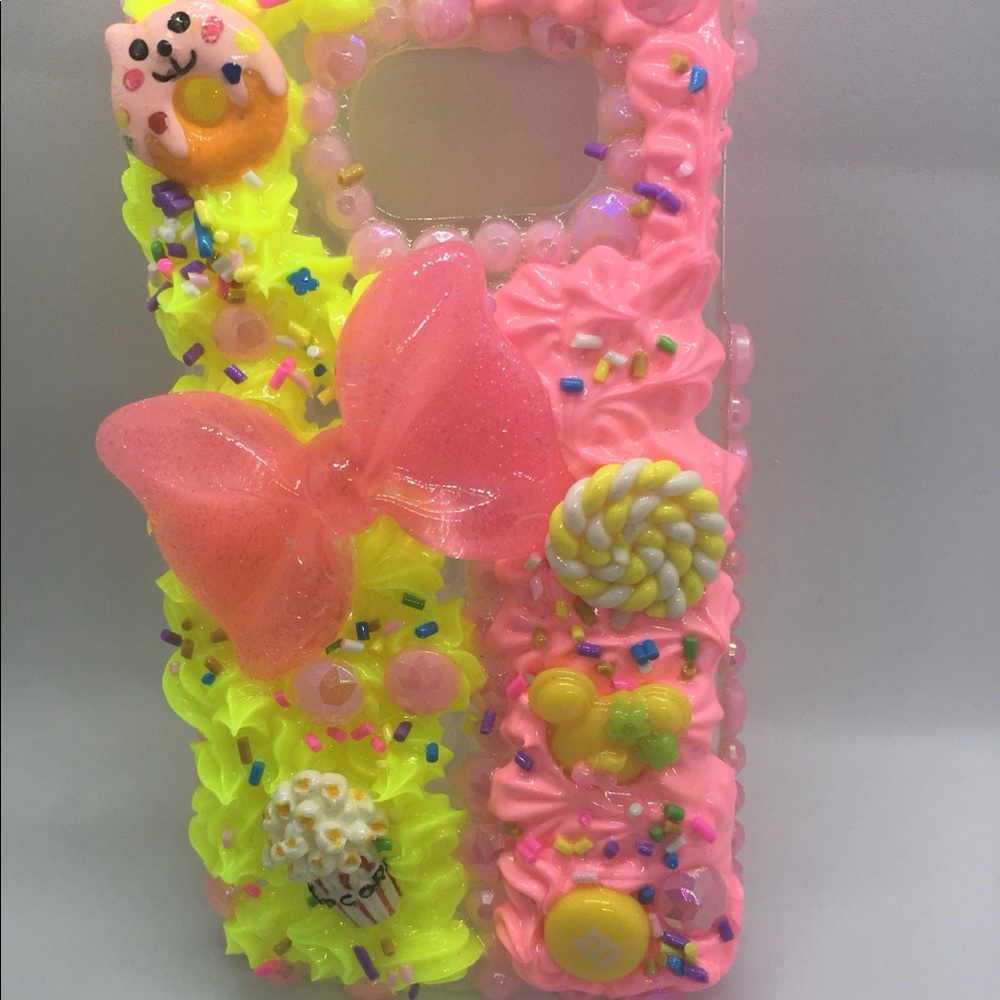 Neon Yellow/Pink Samsung Galaxy S7  Phone Case